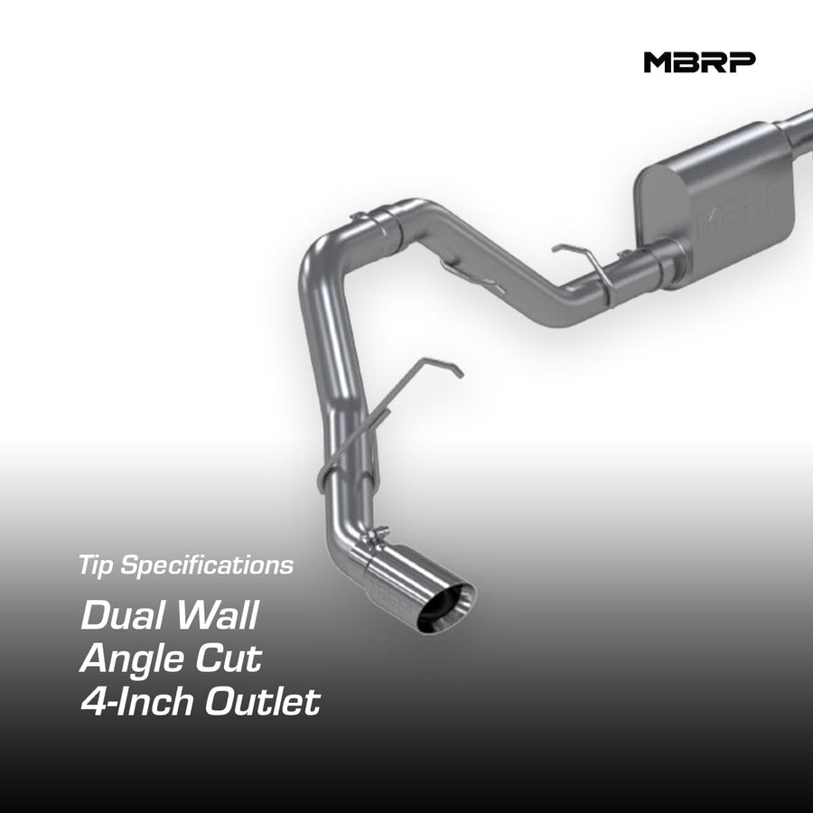 21-24 Chevrolet/GMC MBRP Tahoe/Yukon/Suburban/Yukon XL 5.3L 3in Cat Back Single Side - T304