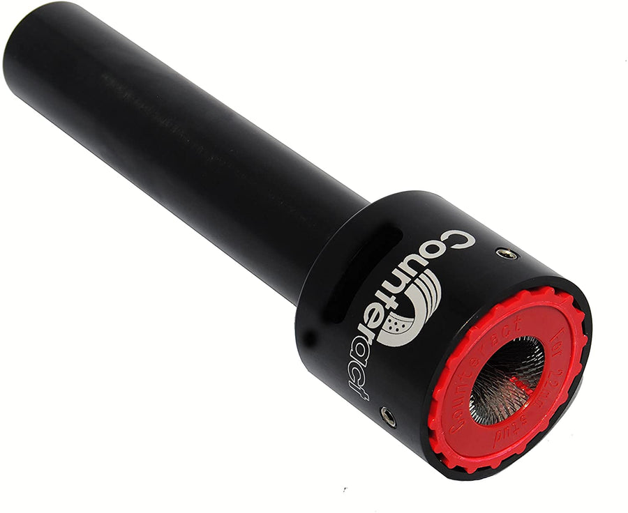 Wheel and Hub Stud Cleaning Tool Counteract SBCT22, Cleans Surface Rust, Corrosion, Debris on Commercial Trucks and Bus, Fits Inserts SBR18, SSBR20, SBR22, Includes 22mm