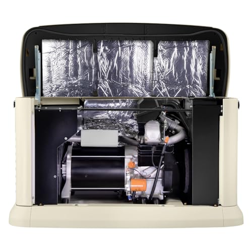 10kW Generac Guardian Home Standby Generator - Automatic Whole House Backup Power for Storms, Emergencies, and Outages, WiFi Enabled, Runs on Natural Gas or Liquid Propane, Quiet Operation