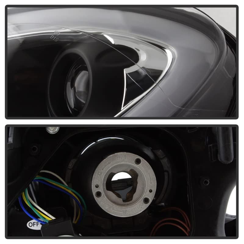 Projector Headlight Spyder Auto PRO-YD-MCO11-DRL-BK, 1 Pack