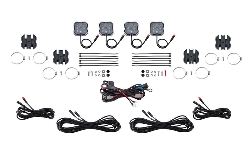 Stage Series Diode Dynamics Rock Light Installer Kit for Honda Talon, RGBW