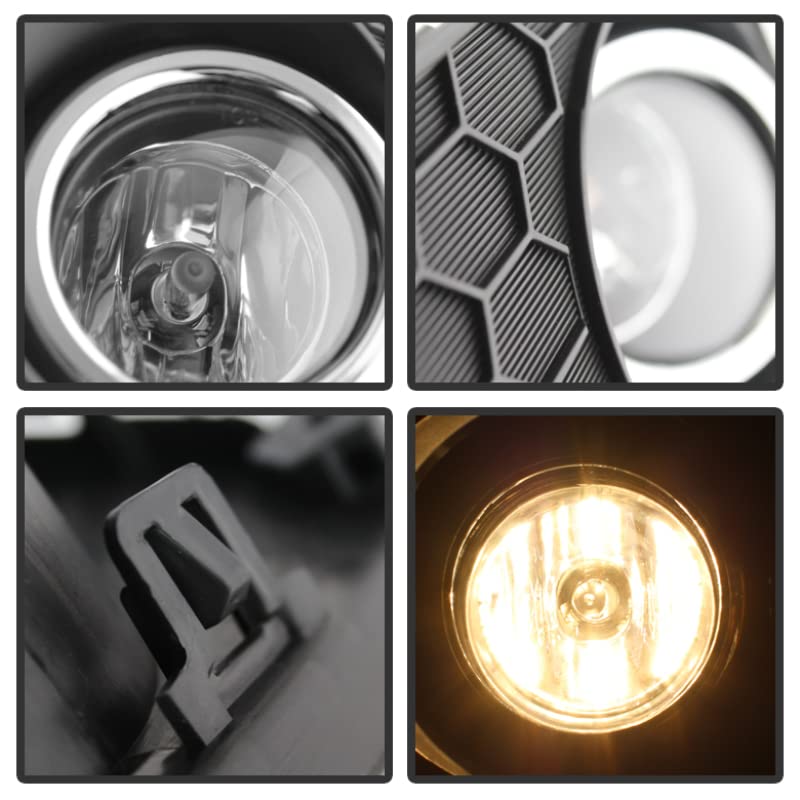 Fog Lights Spyder Auto 5079855 Chrome/Clear