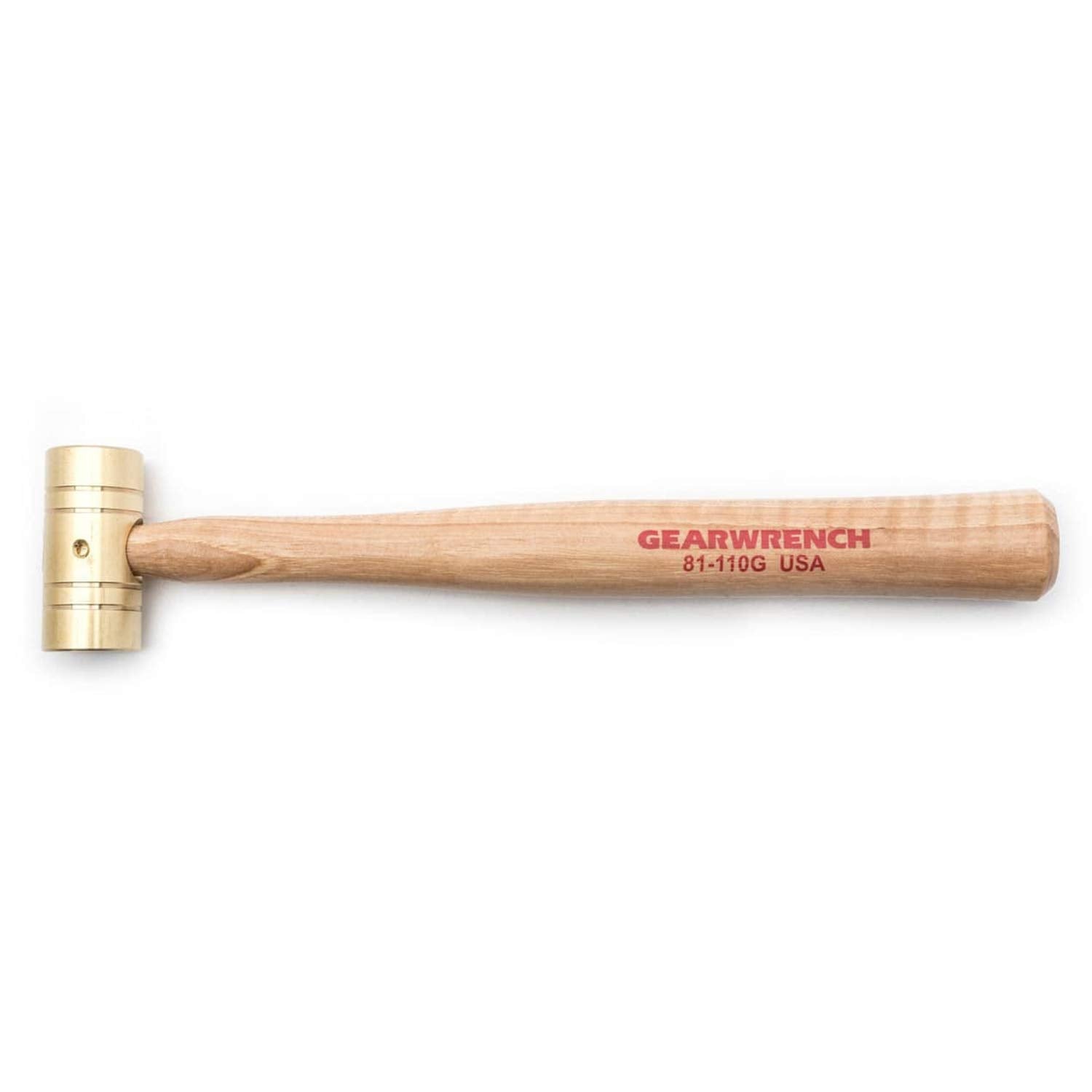 Brass Hammer GEARWRENCH 8 oz. with Hickory Handle - 81-110G