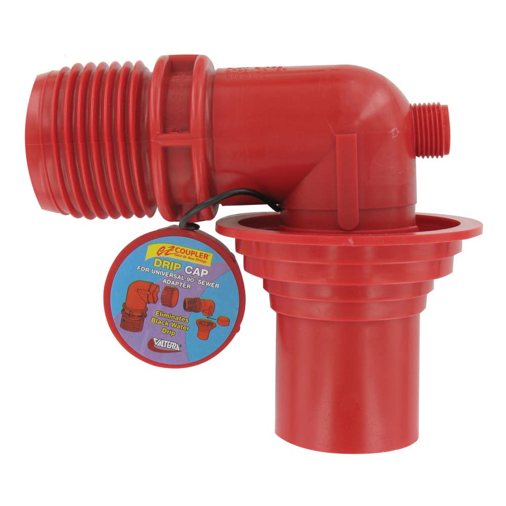 Bulk Valterra F02-3103 Red EZ Coupler Sewer Adapter