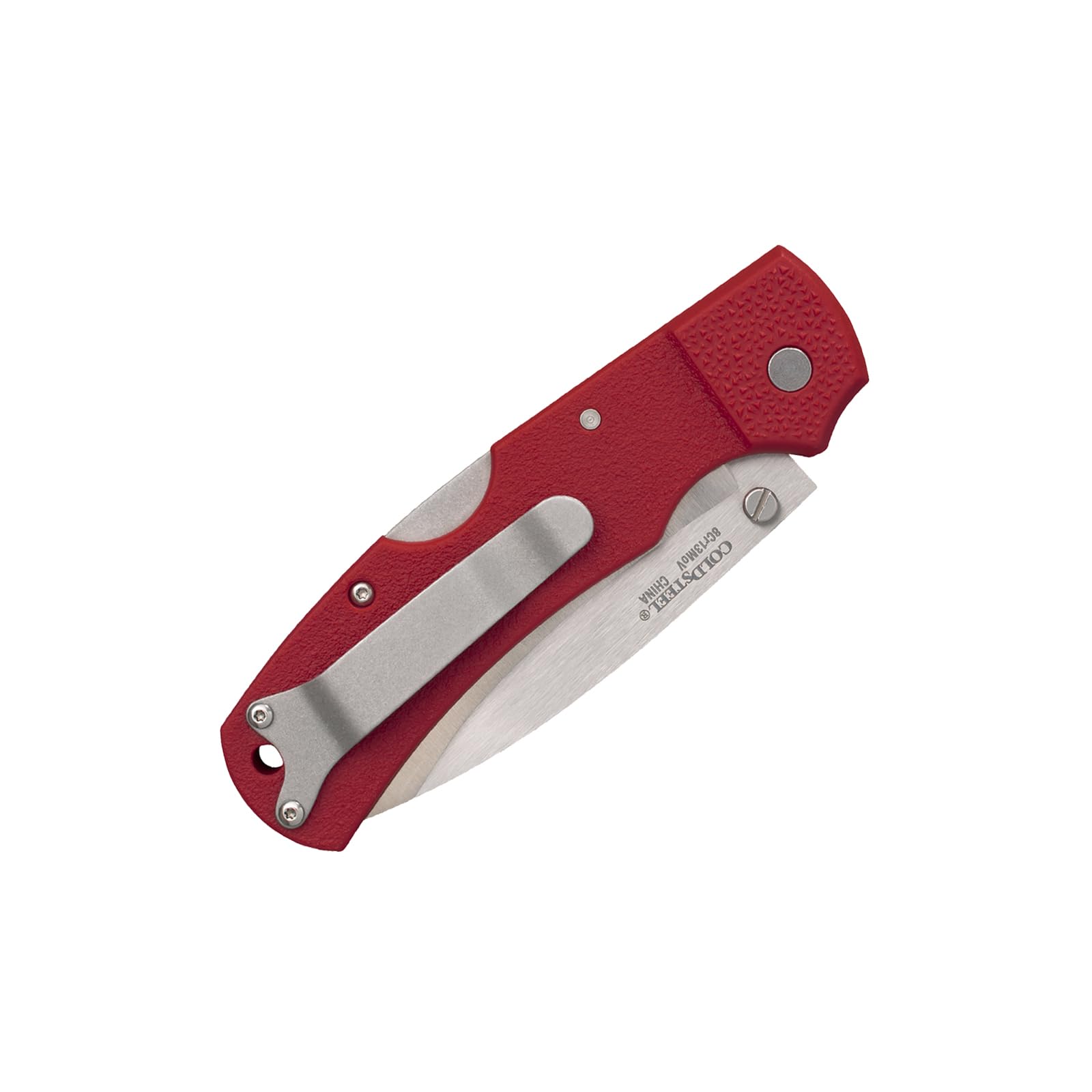 Cold Steel Slock Master Double Safe Hunter 3.5" 8Cr13MoV Drop Point Blade 4.875" GFN Handle Hunting Folding Knife w/Rocker Lock