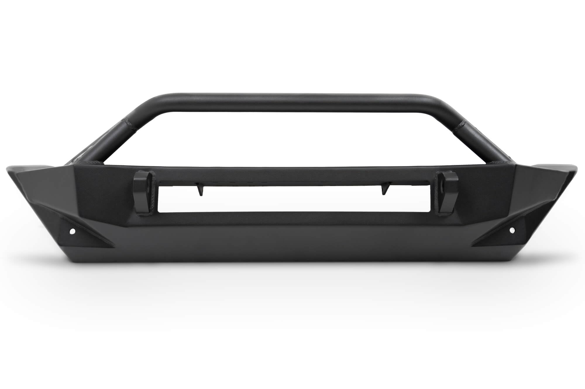 Stubby FS-1 Series Front Bumper for the 2007-2025 Jeep Wrangler JK/JL & Gladiator JT | High Clearance Stubby Winch Bumper | Tubular Bull Bar | Retains OEM Sensors | Fully Bolt-On | DV8 Offroad