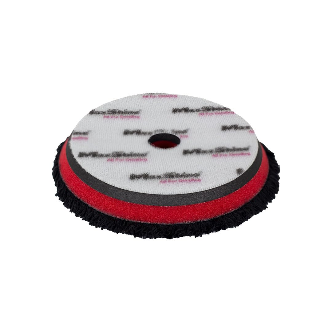5” Maxshine Universal Premium One-Step Microfiber Polishing Pad | Ultra-Soft Pad Cuts & Polishes in One Step | Dual EVA Cushion Foam with Hook & Loop Backing | DA & Rotary Polisher Compatible