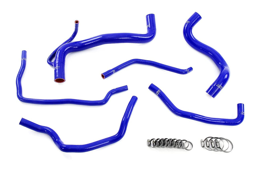 HPS Performance Silicone Blue Radiator, Heater, And Expansion Tank Coolant Hoses Compatible for 2008-2015 Scion xB 2.4L, 57-2149-BLUE