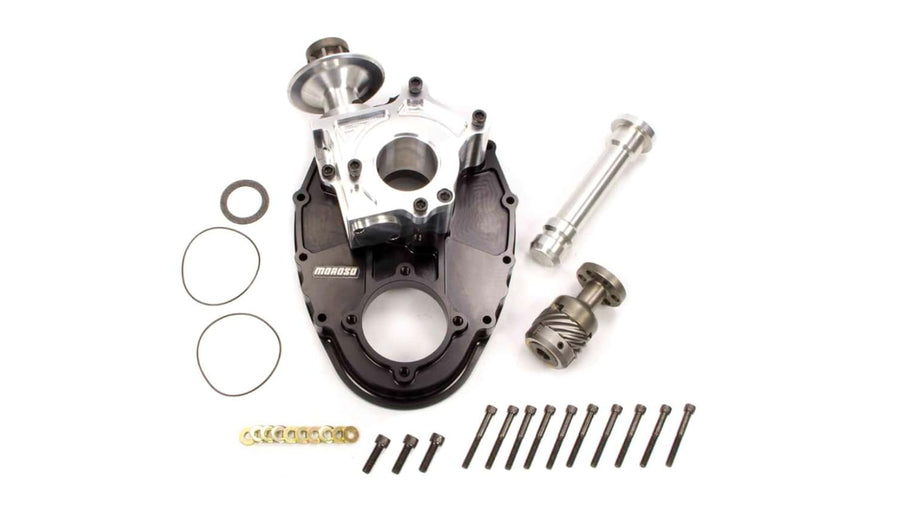 Sprint Car Moroso 60205 Front Drive Magneto Kit, Fits Small Block Chevy w/Standard Cam Height