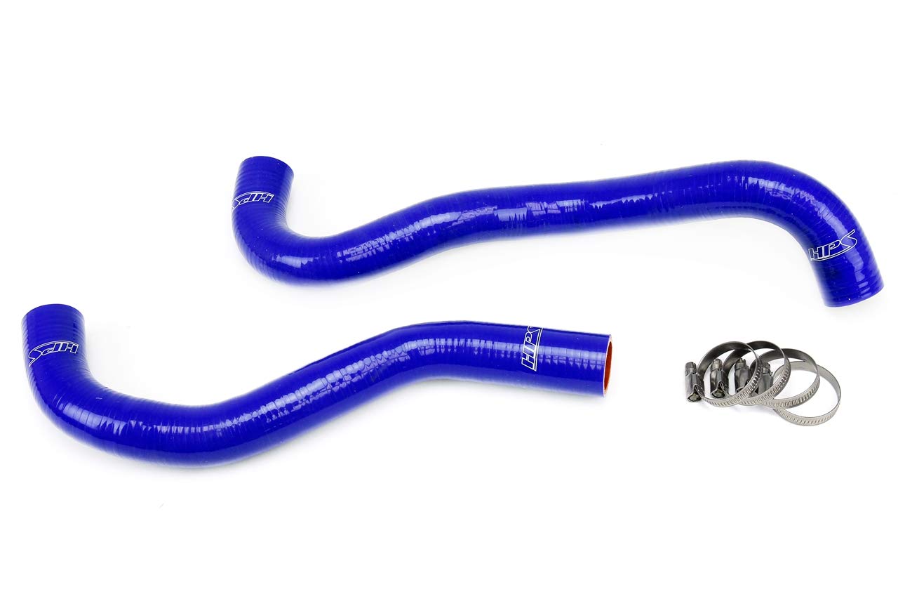 Blue HPS 57-1199-BLUE Silicone Radiator Coolant Hose Kit