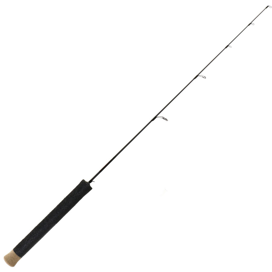 38" Katana Medium Heavy Ice Fishing Rod – Solid 30T Graphite Carbon Blank, Lightweight Tsuka Handle, Oversized Fly Guides, Power & Sensitivity for Big Winter Catches
