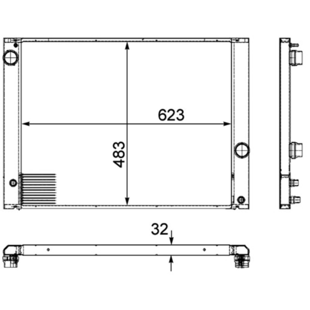 Radiator BEHR CR917000P