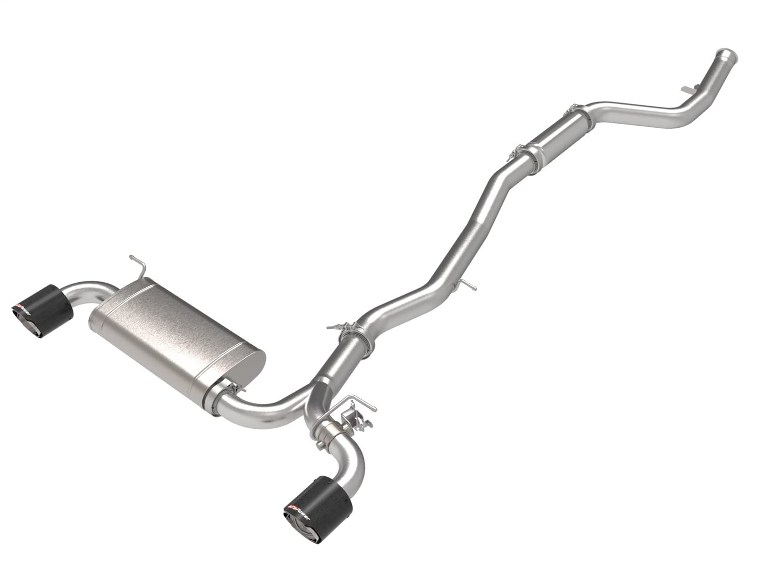 aFe Power Takeda 49-36050-C 3 IN to 2-1/2 IN 304 Stainless Steel Cat-Back Exhaust System, Carbon Fiber, fits Toyota GR Supra (A90) 2021 L4-2.0L (t)
