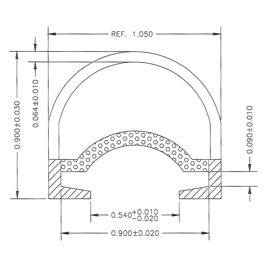 Black AP Products 018-2004 Slide Out Modified EKD Seal