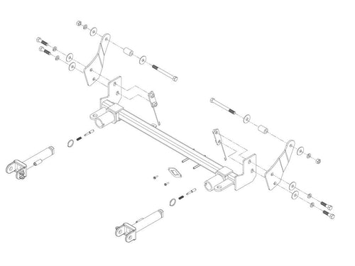 521455-5 Roadmaster Inc Basepate for Jeep Wrangler