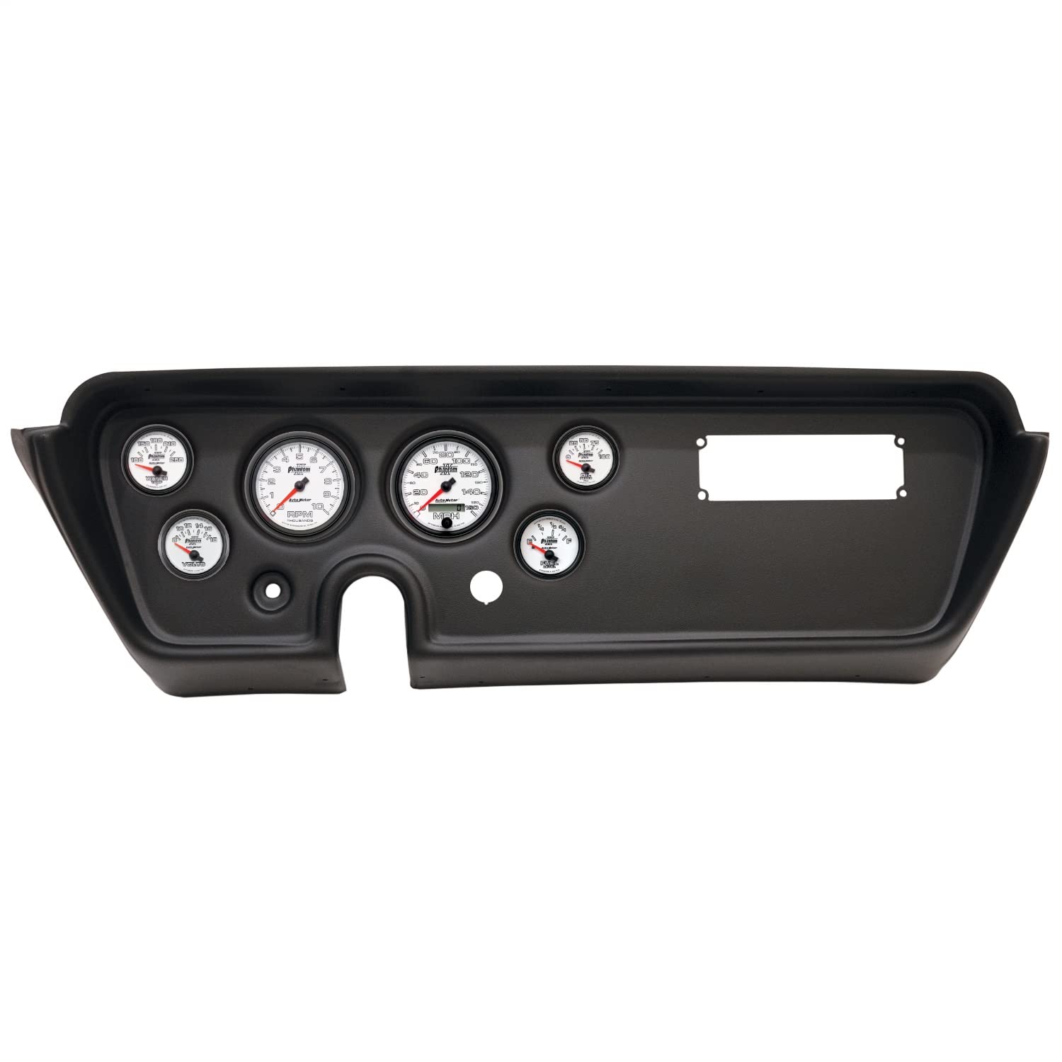AutoMeter Dash Kit Direct Fit, (3 3/8" X2, 2 1/16" X4), Pontiac GTO/Lemans 67, Phantom Ii (2113-10)