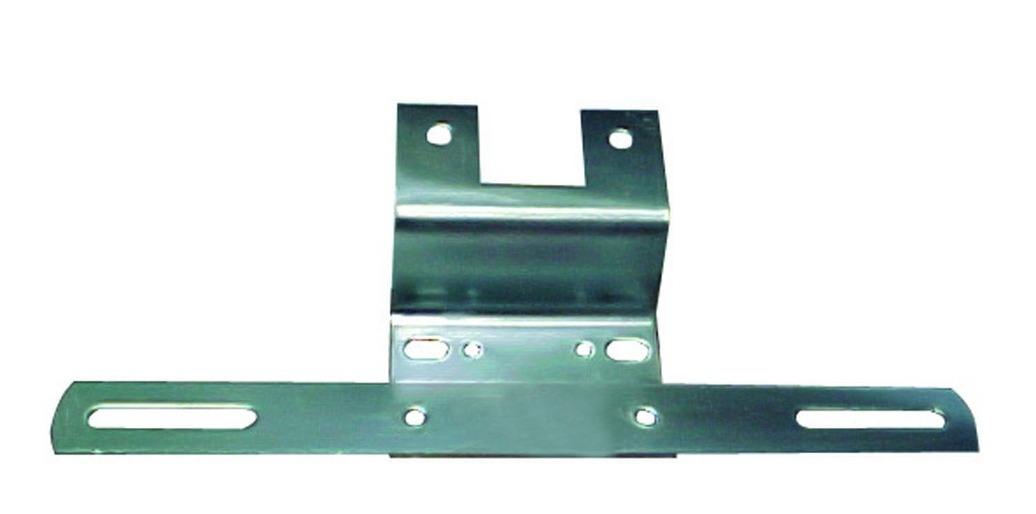 Zinc Plated Steel Optronics LP15SBP License Plate Bracket, Silver