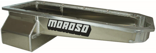 Moroso Aluminum Drag Race Oil Pan 21165, Fits Chrysler Mopar 6.2L Gen 3 Supercharged Hellcat Hemi Engine, 6.25" Depth