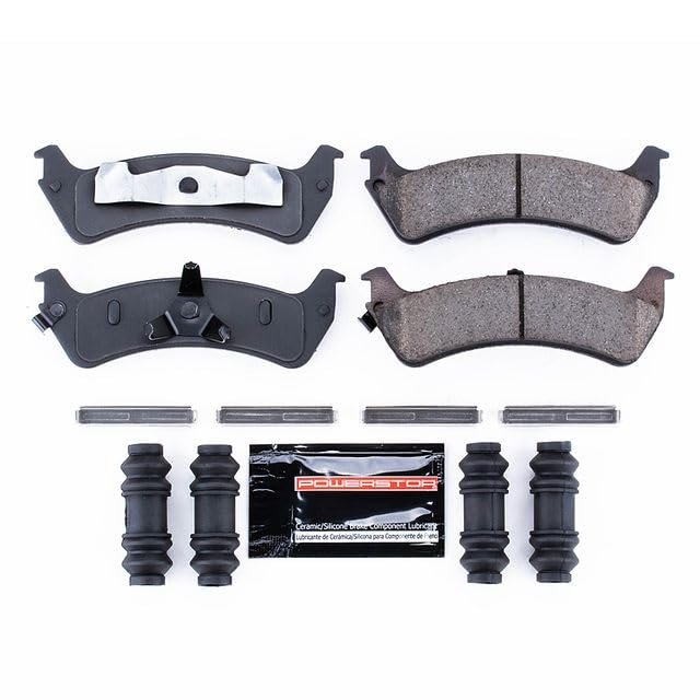 Power Stop Z23-667 Z23 Evolution Sport Carbon Fiber Infused Ceramic Brake Pads with Hardware For Ford Explorer, Ford Explorer Sport, Ford Ranger, Mercury Mountaineer [Model Specific]