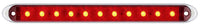 Optronics Thinline STL69RK LED Stop/Turn/Tail Light with Chrome Base Kit, 1 Pack, Red