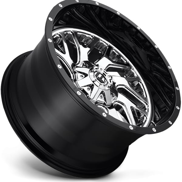 Fuel Chrome Offroad Wheel with Painted (20 x 10. inches /6 x 135 mm, -19 mm Offset)