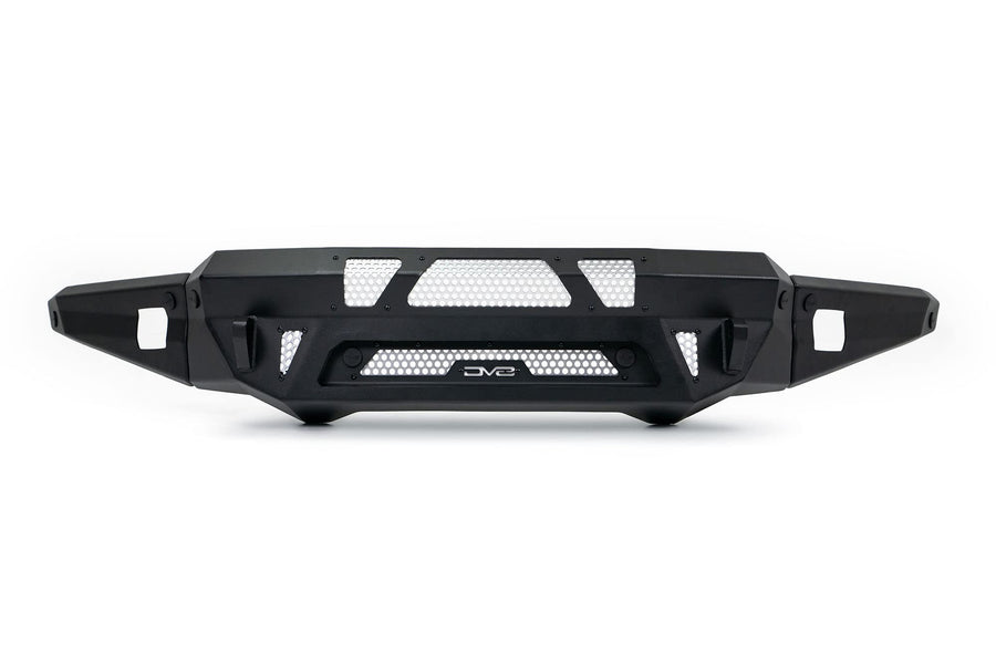 FBFF1-09 | DV8 Offroad | MTO Series Front Bumper for 2021-Current F-150 | 3 Pc Modular Construction | Factory Sensor Compliant | Strategic Airflow Cutouts | LED Light Mounts
