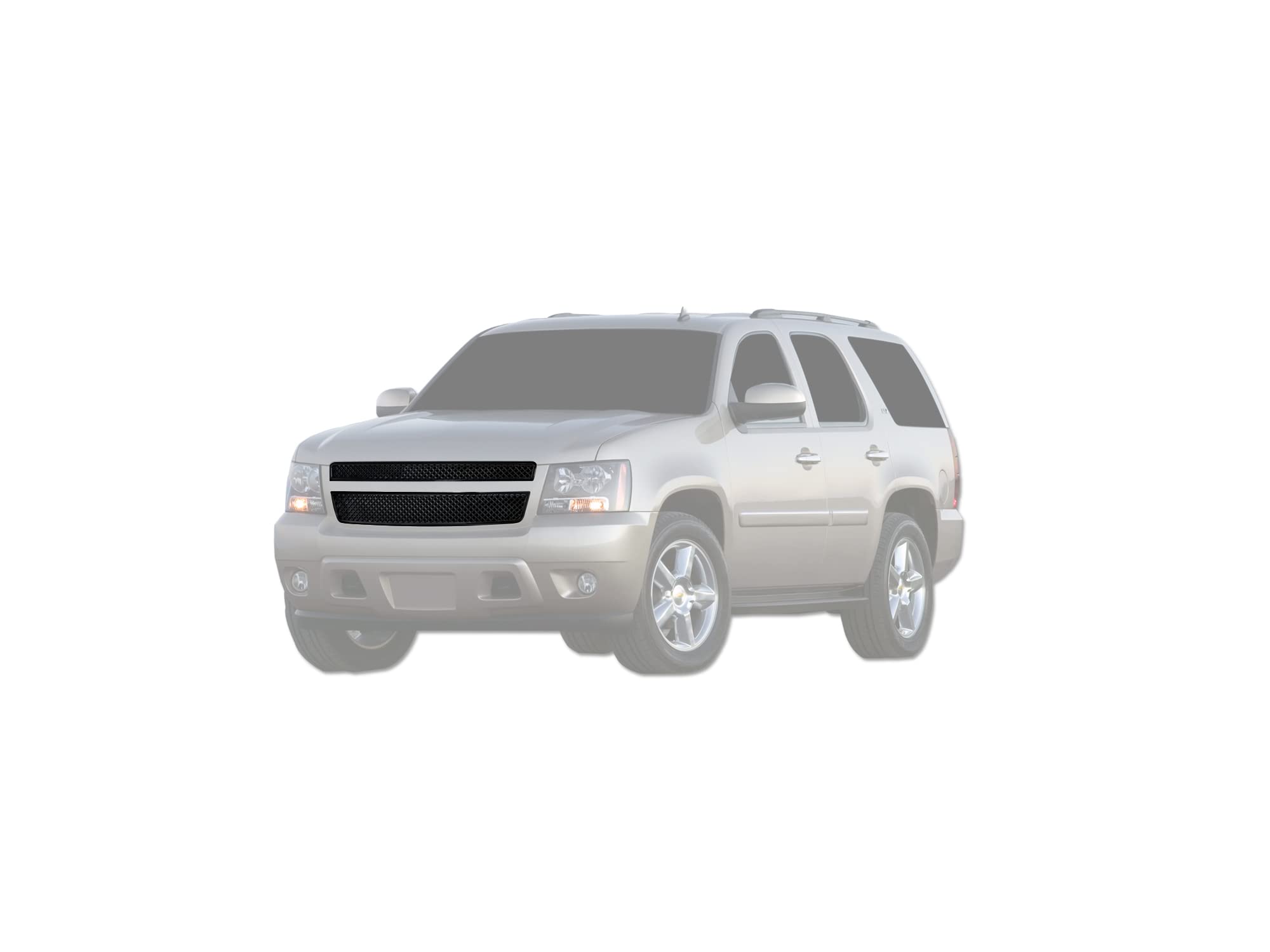 7166004 Armordillo USA Mesh Front Hood Grille - Matte Black Fits 2007-2014 Chevy Tahoe