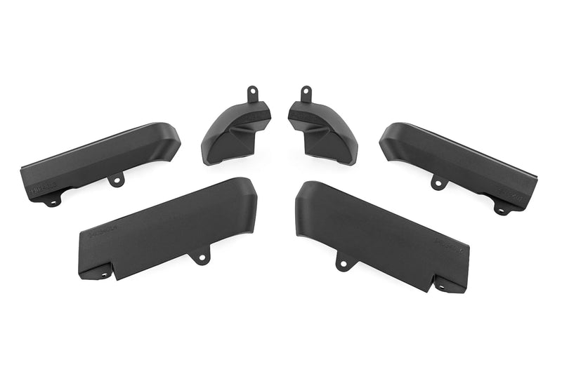 Rough Country Mud Flap Delete Kit for 2500HD/3500HD Chevy Silverado (2020-2025) 2WD/4WD - Front & Rear Mud Flap Removal Kit, Sleek Look & Added Tire Clearance