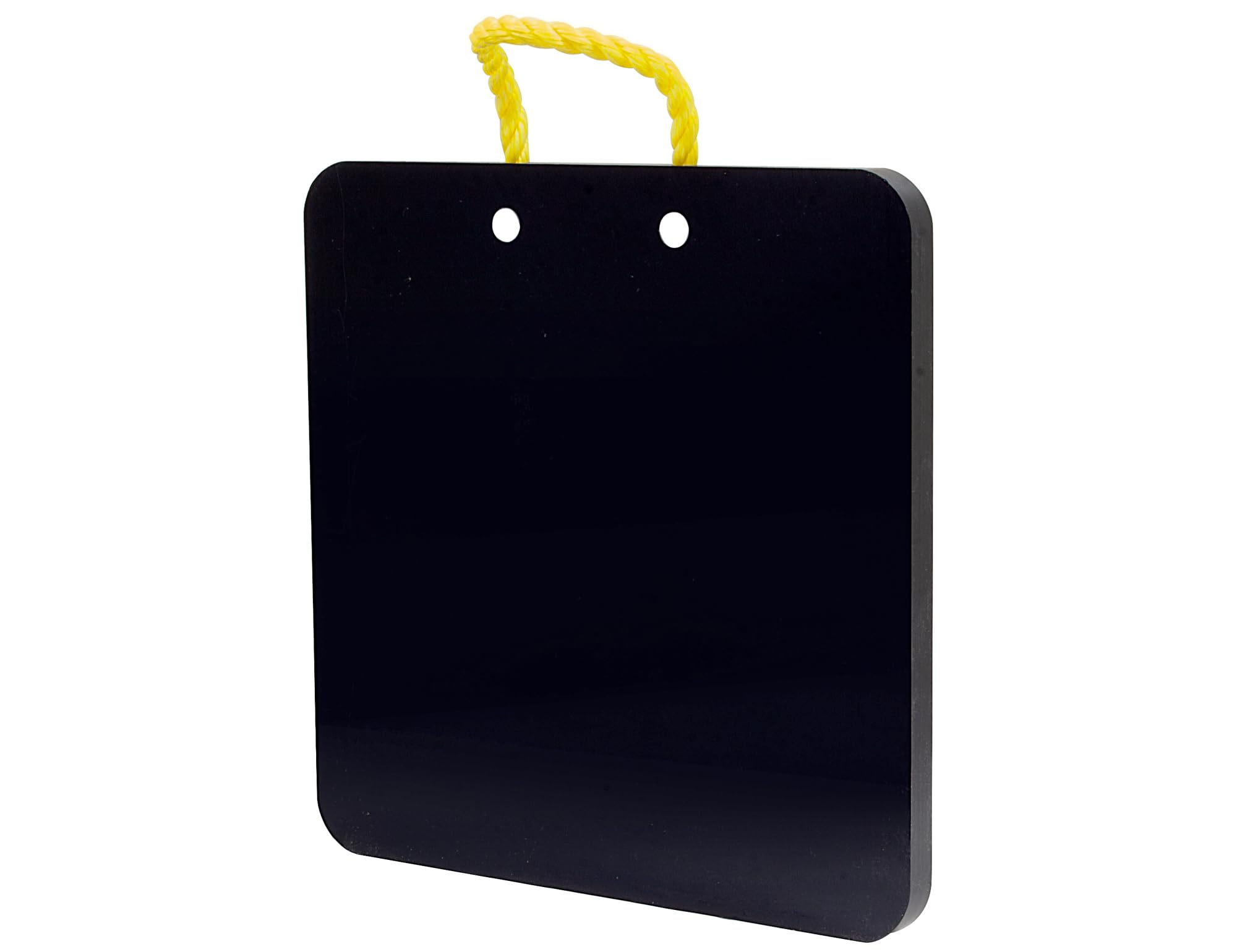 Buyers Products HDPE Poly OP18X18P Outrigger Pad 18x18x1 Inch – Heavy Duty Jack Pad for Utility Trucks, Cranes, RV Accessories – Lightweight Non Slip Pad with Rope Handle for Trailers & Campers
