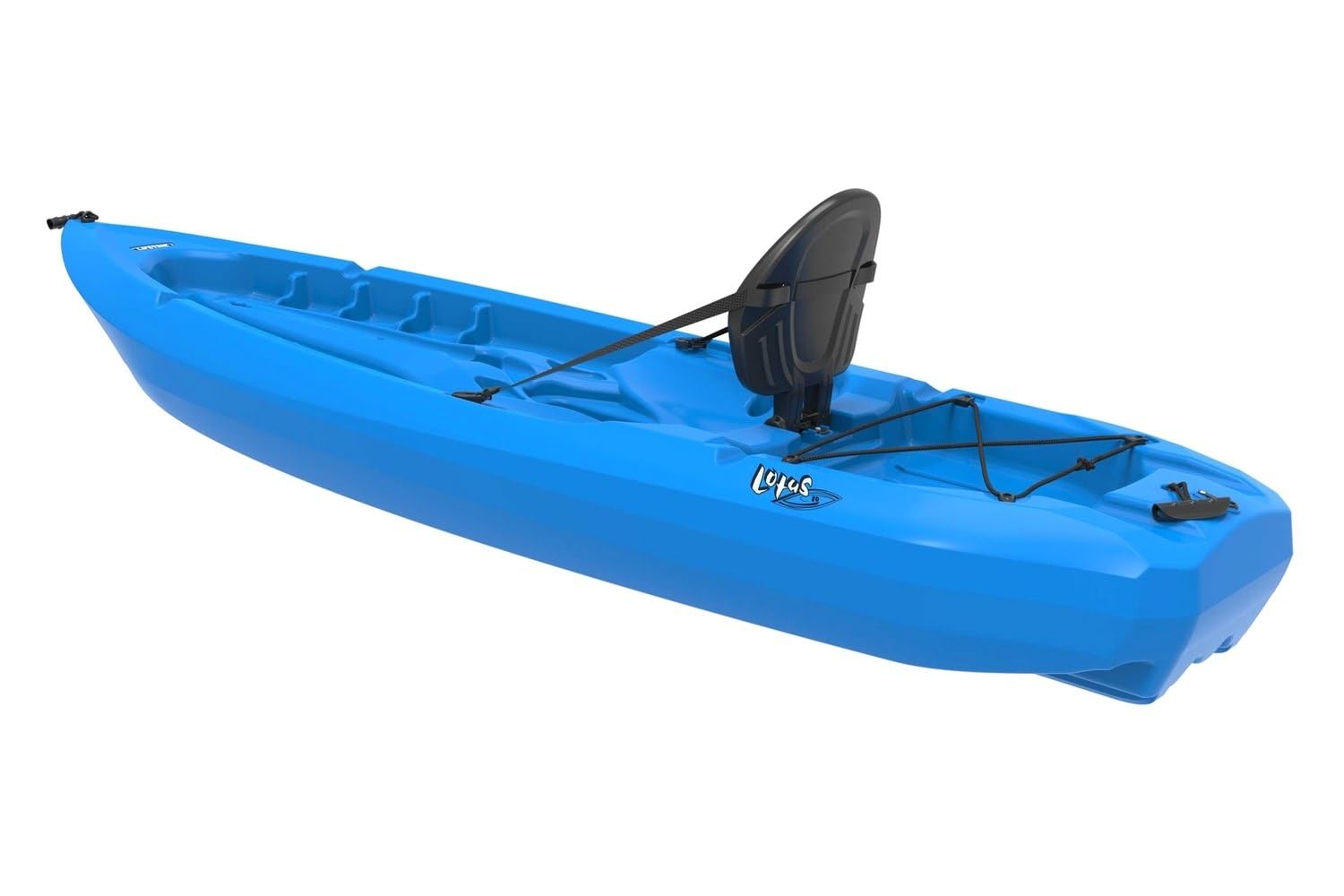 Lotus Lifetime Sit-on-Top Kayak with Paddle, Blue, 8'