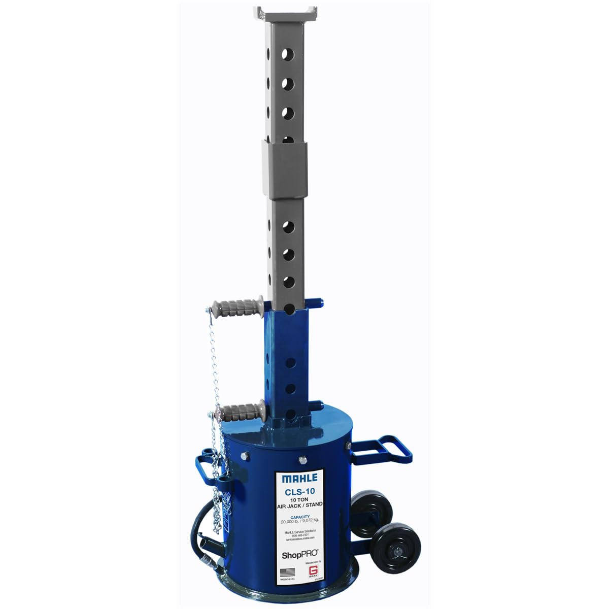 Mahle Service Solutions Artic Pro 4858001700 10 Ton Air Lift Jack & Stand