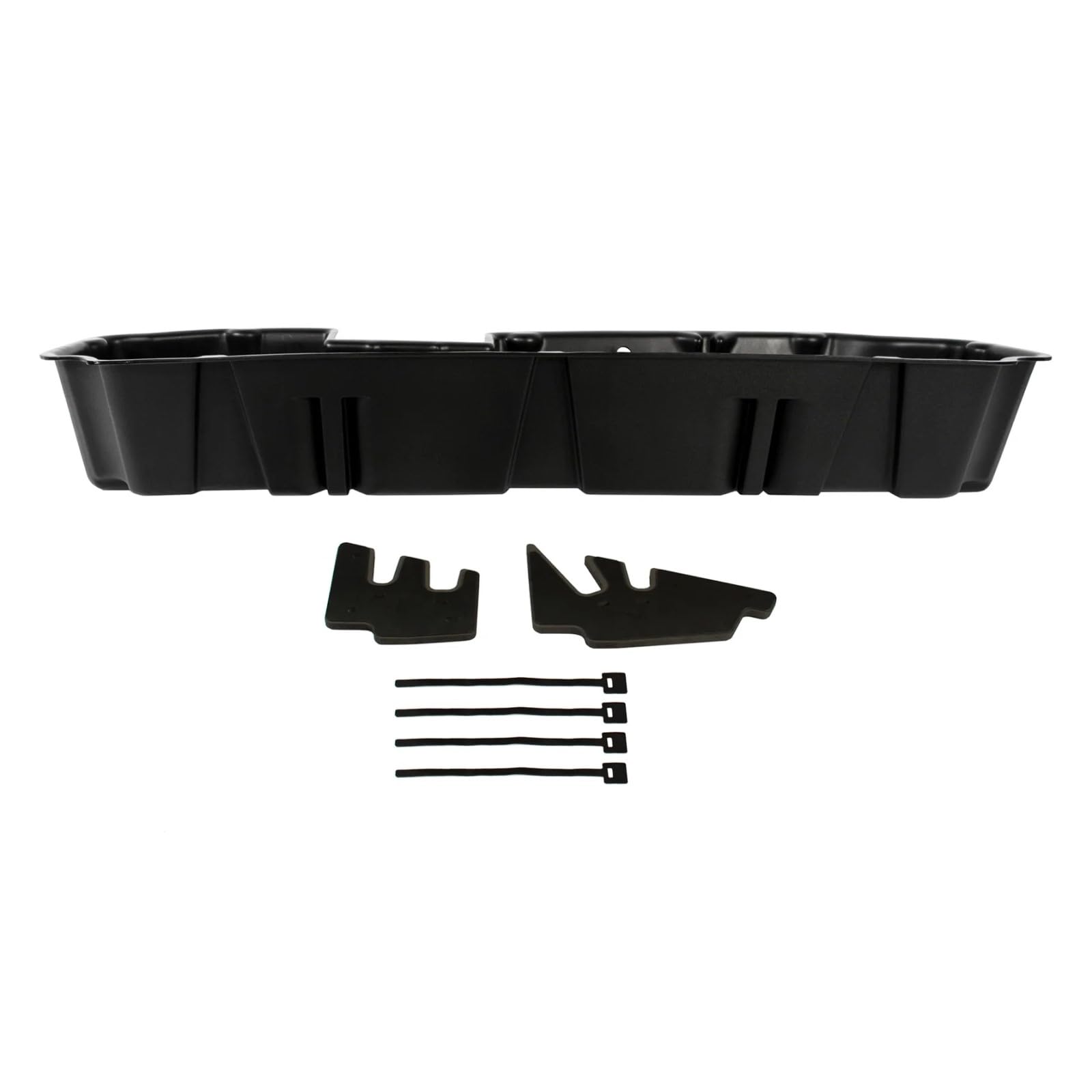Under Seat Storage DuHa 10420 fits 2019-2026 Chevy Silverado/GMC Sierra Light Duty & 2020-2026 Heavy Duty Double Cab | Black Heavy Duty Back Seat Organizer