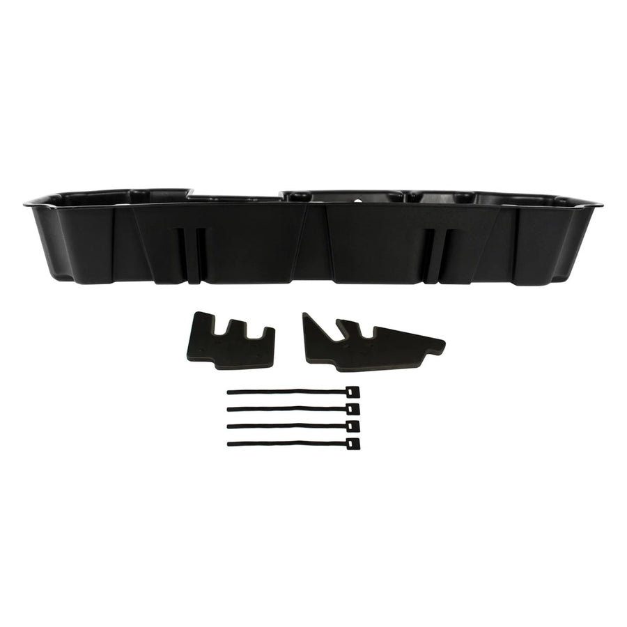 Under Seat Storage DuHa 10420 fits 2019-2026 Chevy Silverado/GMC Sierra Light Duty & 2020-2026 Heavy Duty Double Cab | Black Heavy Duty Back Seat Organizer