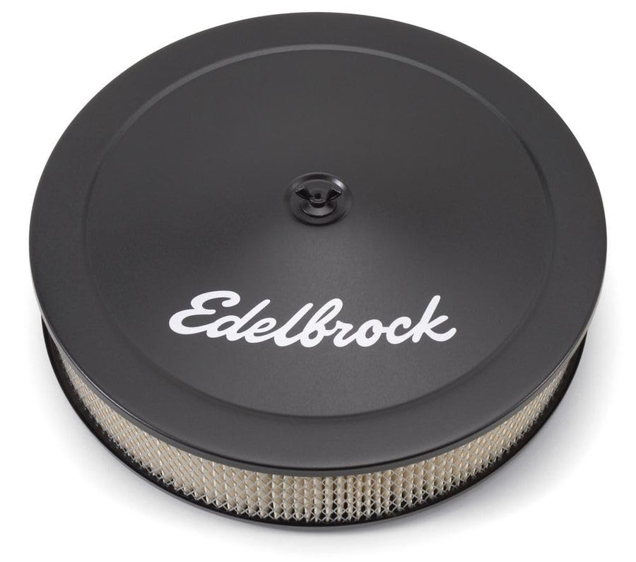 Pro-Flo Edelbrock 1223 Black Finish 3" Round Air Filter Element with 14" Diameter