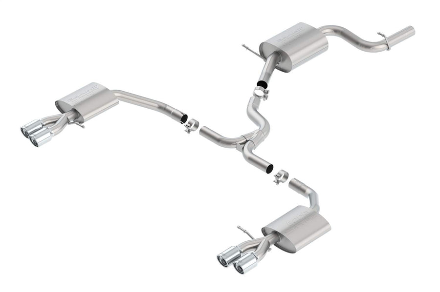 BORLA Cat-Back 140705 Performance Exhaust System for 2016-2018 Volkswagen Passat B8/ 2018 Passat GT B8 3.6L V6 Automatic Transmission Front Wheel & All Wheel Drive 4 Door
