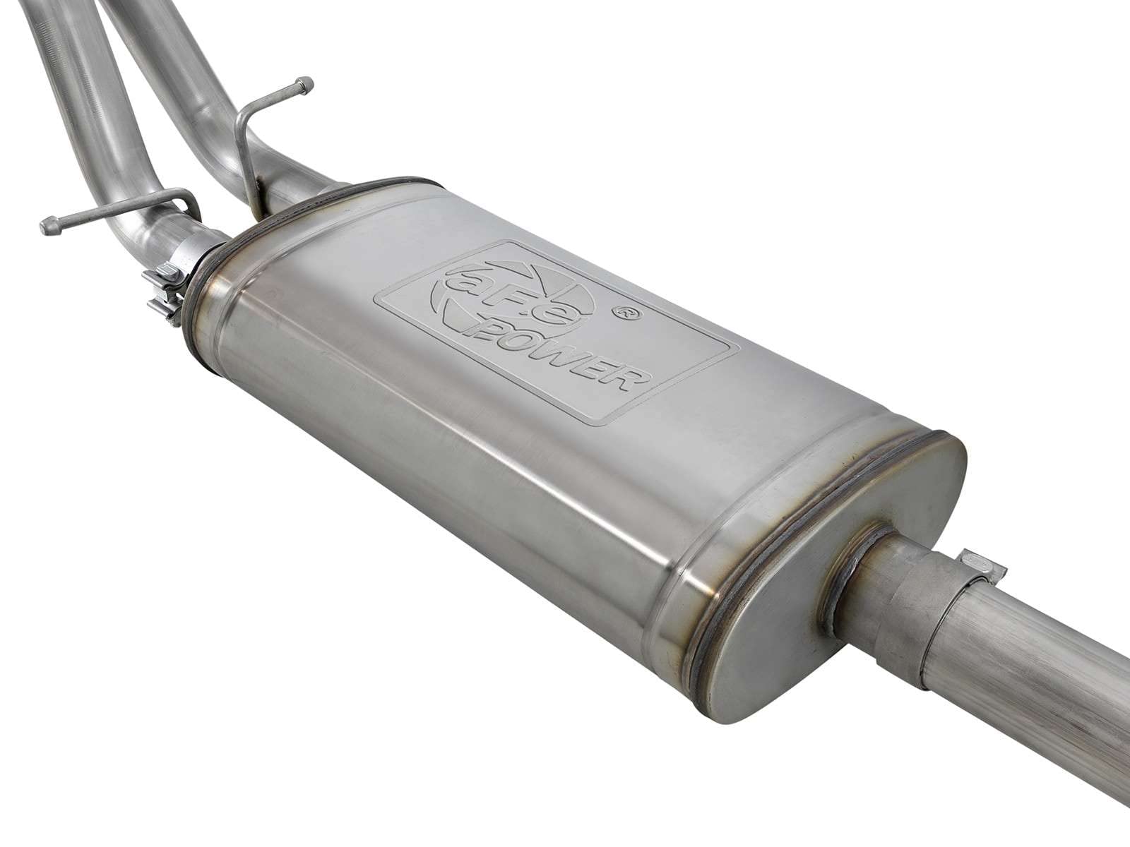 aFe POWER Gemini XV 49-34138 Cat-Back Exhaust System w/Cut-Out, 3" 304 Stainless Steel, No Tips, for 2019-2021 GM Silverado/Sierra 1500