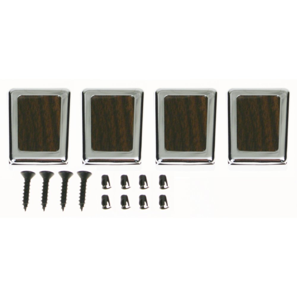 Deluxe Scott Drake C7WY-6522670-6 Door Pull End Cap Kit