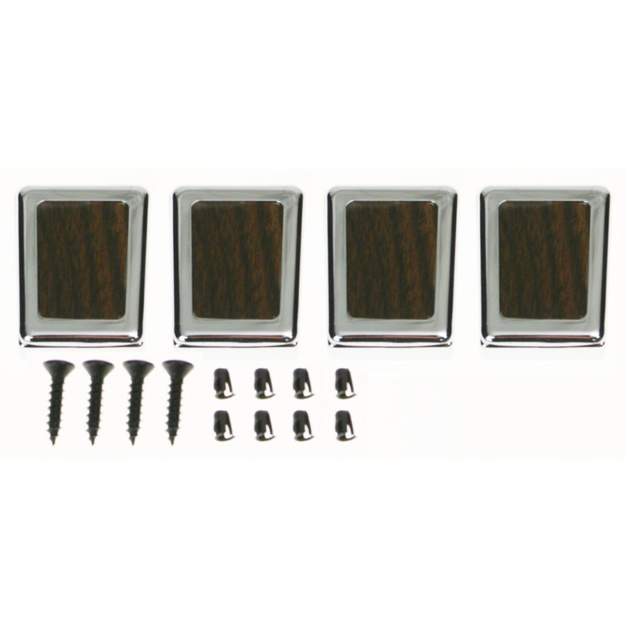 Deluxe Scott Drake C7WY-6522670-6 Door Pull End Cap Kit