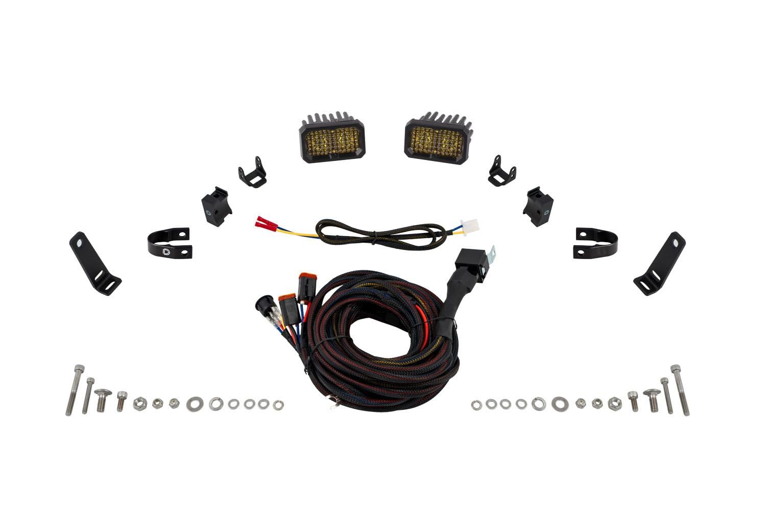 Diode Dynamics C2 Stage Series 1.0 Universal Roll Bar Chase Light Kit, Sport