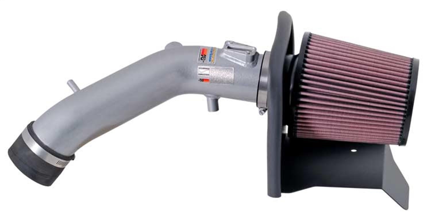 K&N High-Flow Cold Air Intake System: Increase Performance & Acceleration, Compatible with 2004-2007 Honda: Accord, 69-1209TS