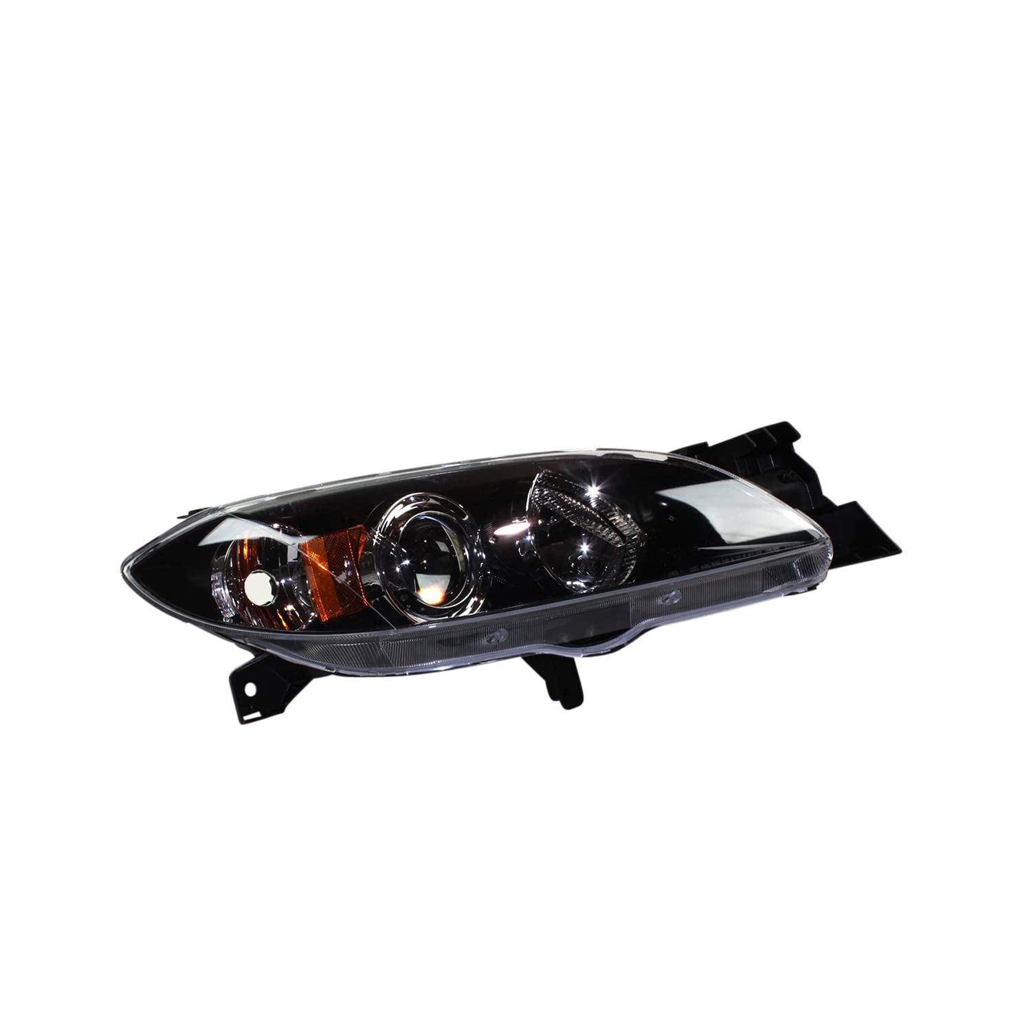 Right TYC Headlight Assembly Compatible with 2004-2009 Mazda Mazda3