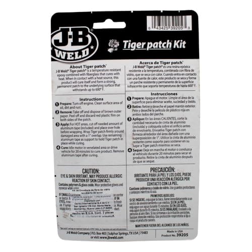 Muffler JB Weld Patch Kit
