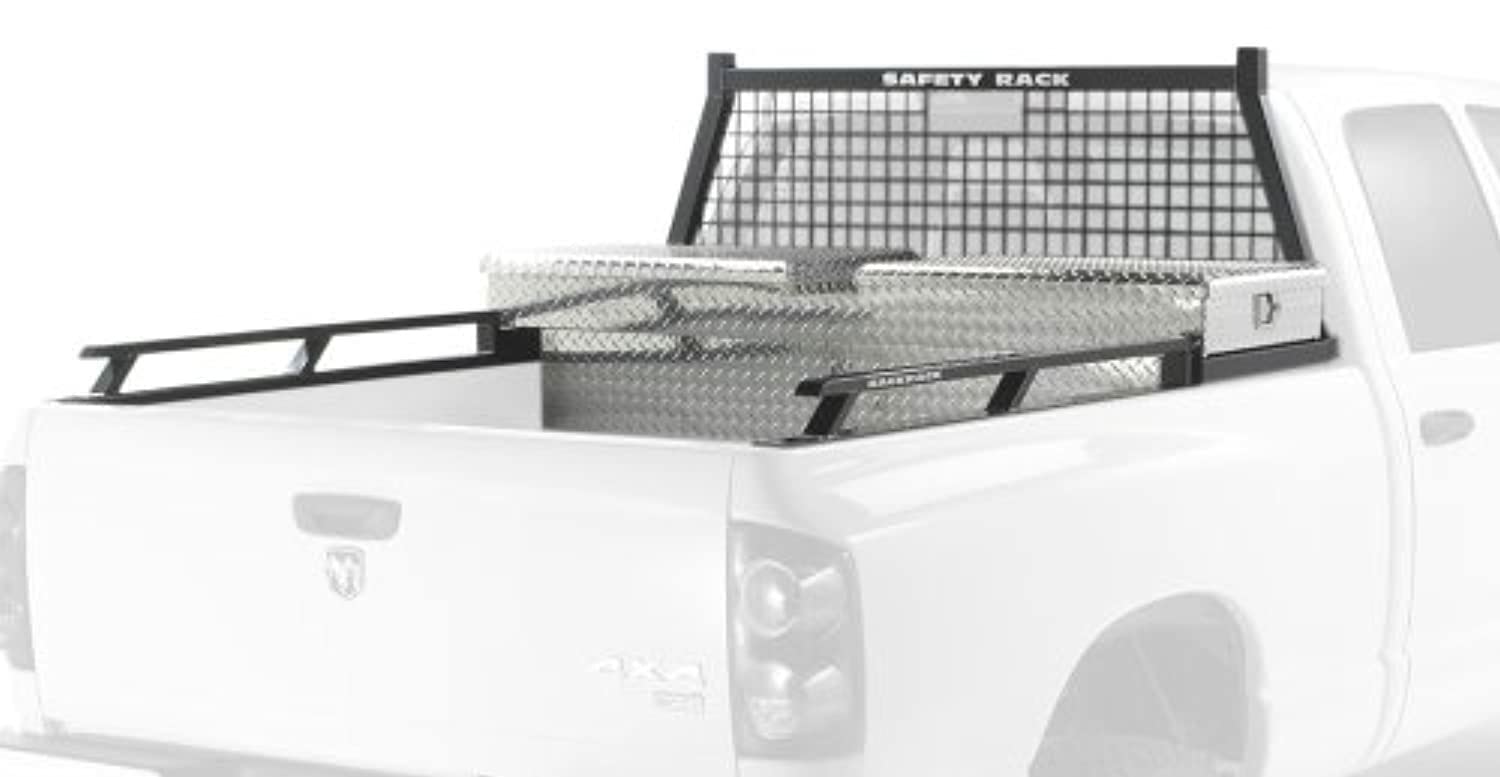 BACKRACK RealTruck Hardware Kit for use w/ 21" Toolbox, Black, No Drill | 30108TB | Fits 2000-2007 Toyota Tundra