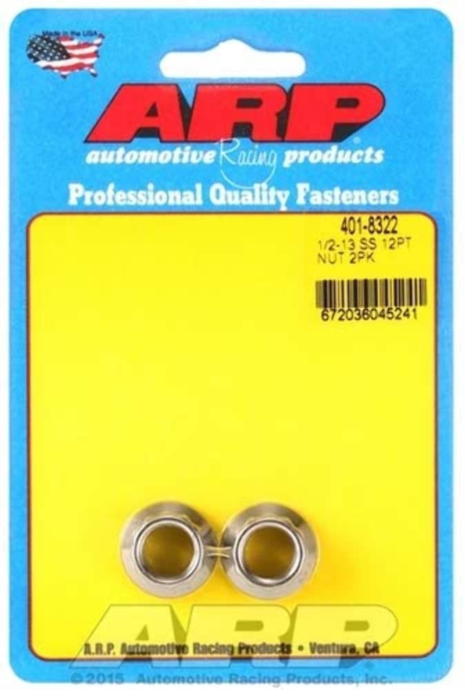 Nut Kit ARP 401-8322 (1/2-13 SS 12pt nut)