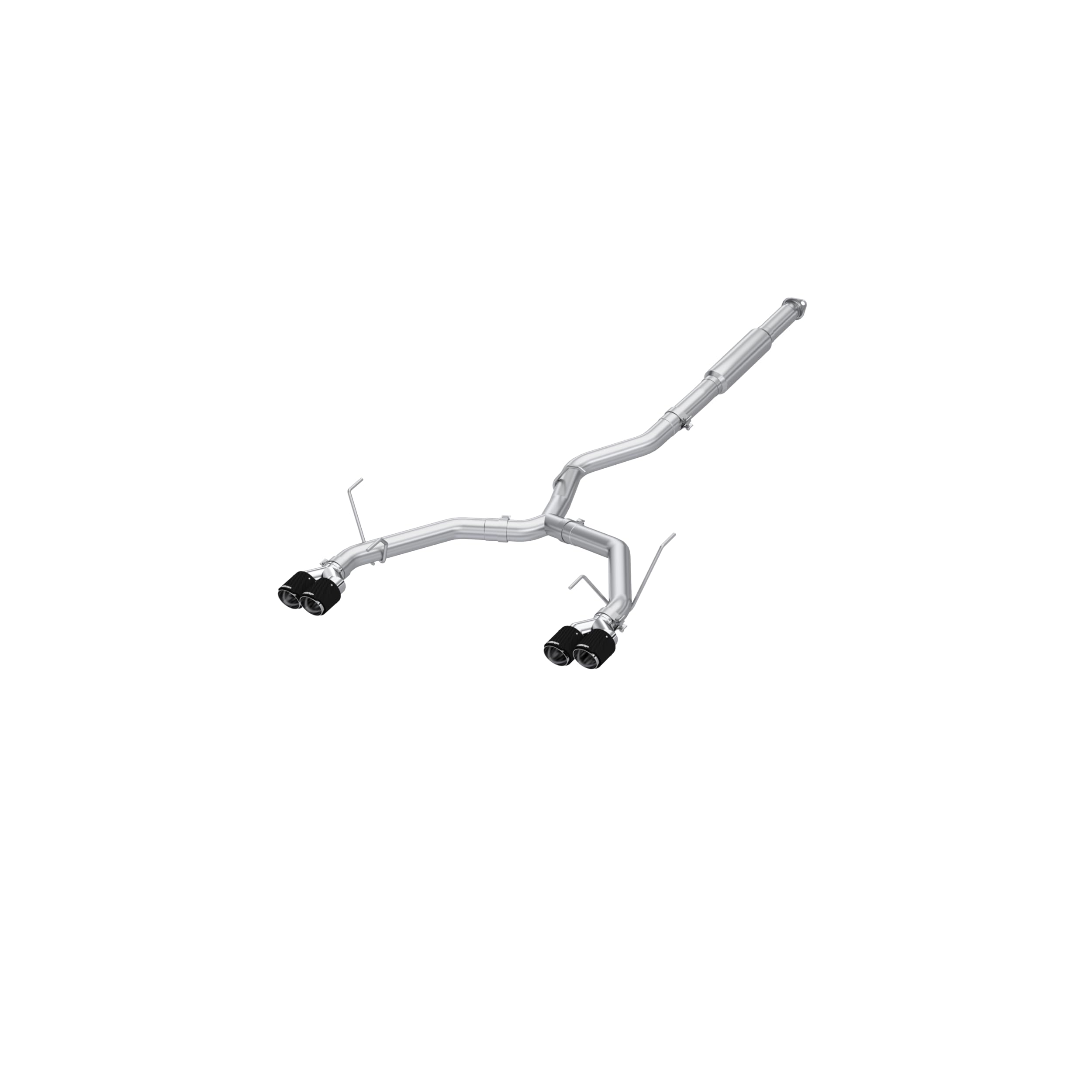 2022+ MBRP Subaru WRX 3in Cat-Back Dual Split Rear Quad Carbon Fiber Tips Race Profile Exhaust