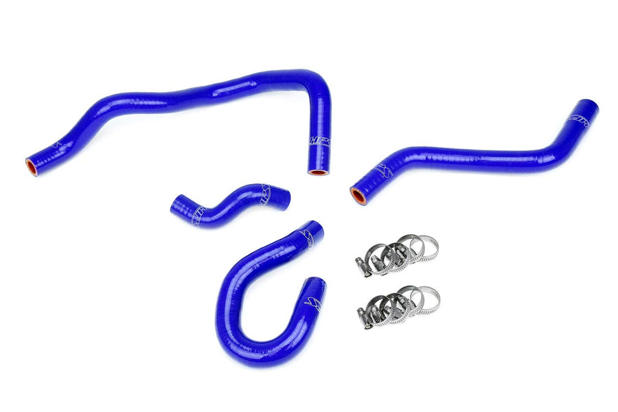 3-ply HPS Blue Reinforced Silicone Heater Coolant Hose Kit 57-1774-BLUE