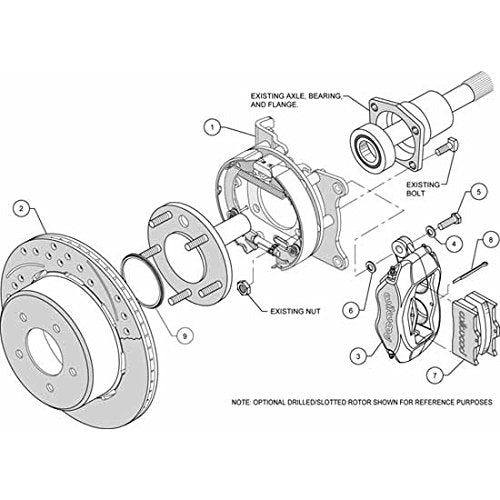 Brake Kit Wilwood 140-7149-DR Bolt-On (140-7149-Dr), 1 Pack