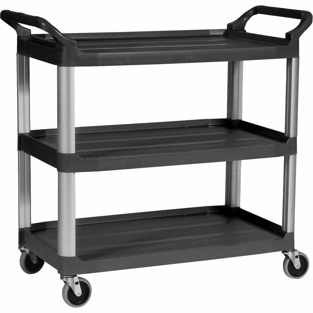 Food Servicer X-Tra & Utility Cart Color: Black