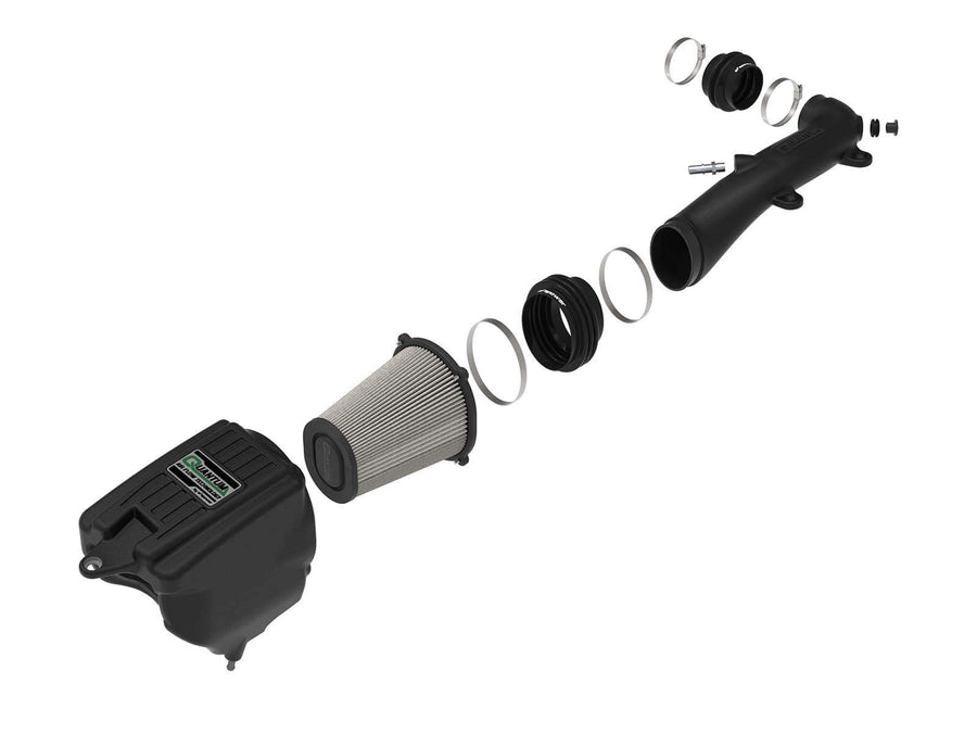 Cold Air Intake System aFe POWER QUANTUM w/Pro DRY S Filter, #53-10017D, Black