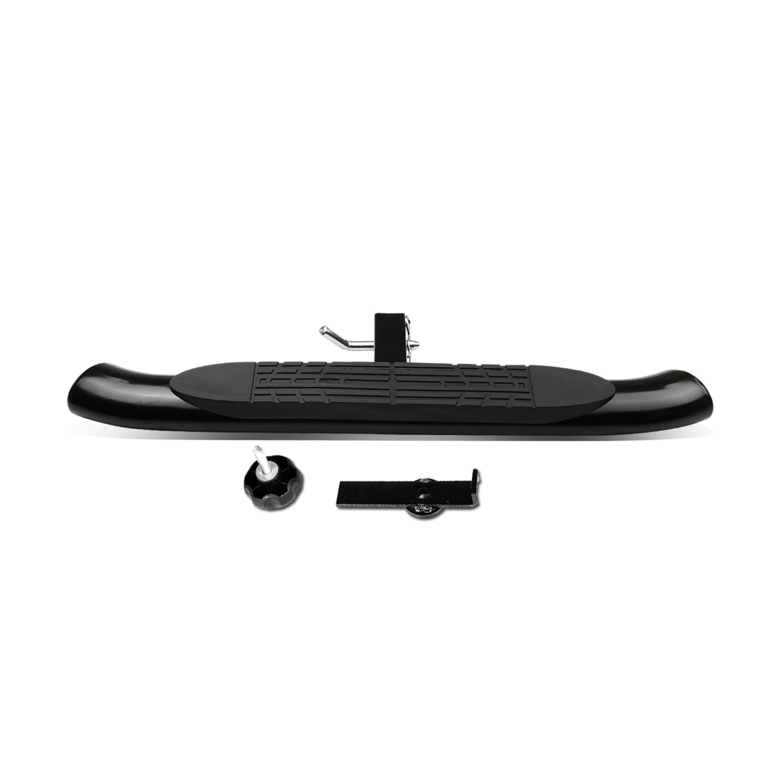 Black Horse Off Road Rear Black Steel Hitch Step Compatible with Universal-Universal Universal Universal Fits in Class III 2â€ Hitch Receiver 4" Oval